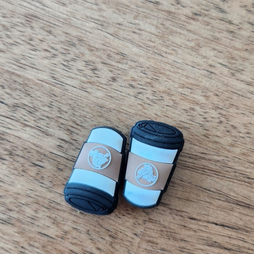 Crocs Jibbitz Charms Coffee Starbucks 2 pc Set Shoe Decoration